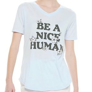 Be a nice human t-shirt